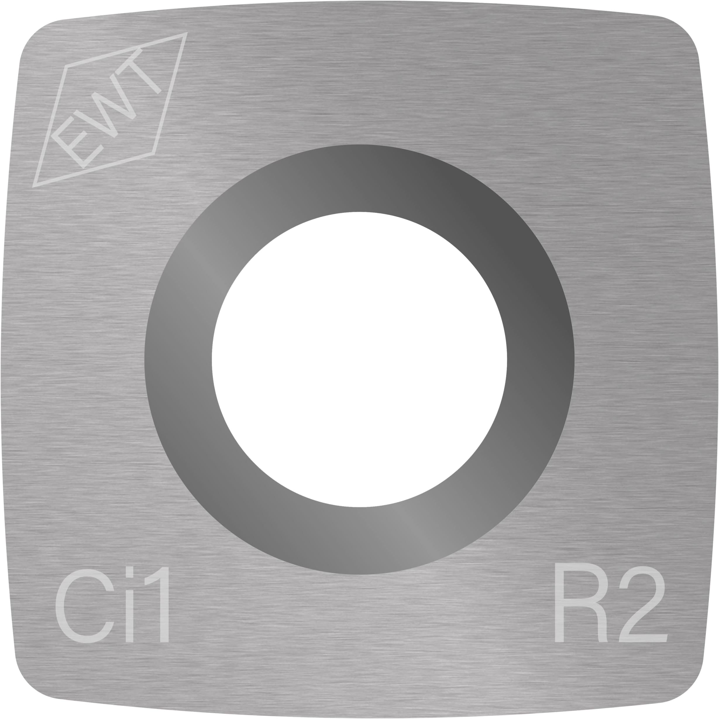 Authentic Easy Wood Tools Ci1-R2 (1600) Square Carbide Replacement Cutter with 2" Radius for Full and Pro Size Roughers Lathe Woodturning Tools