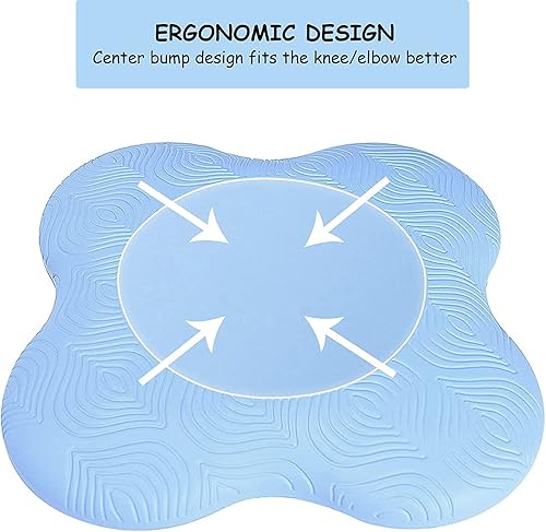 Miniatura 2 de Rodillera de yoga extra gruesa para rodillas, codos, muñeca, manos, cabeza, espuma, yoga, pilates, entrenamiento, almohadilla de rodillas