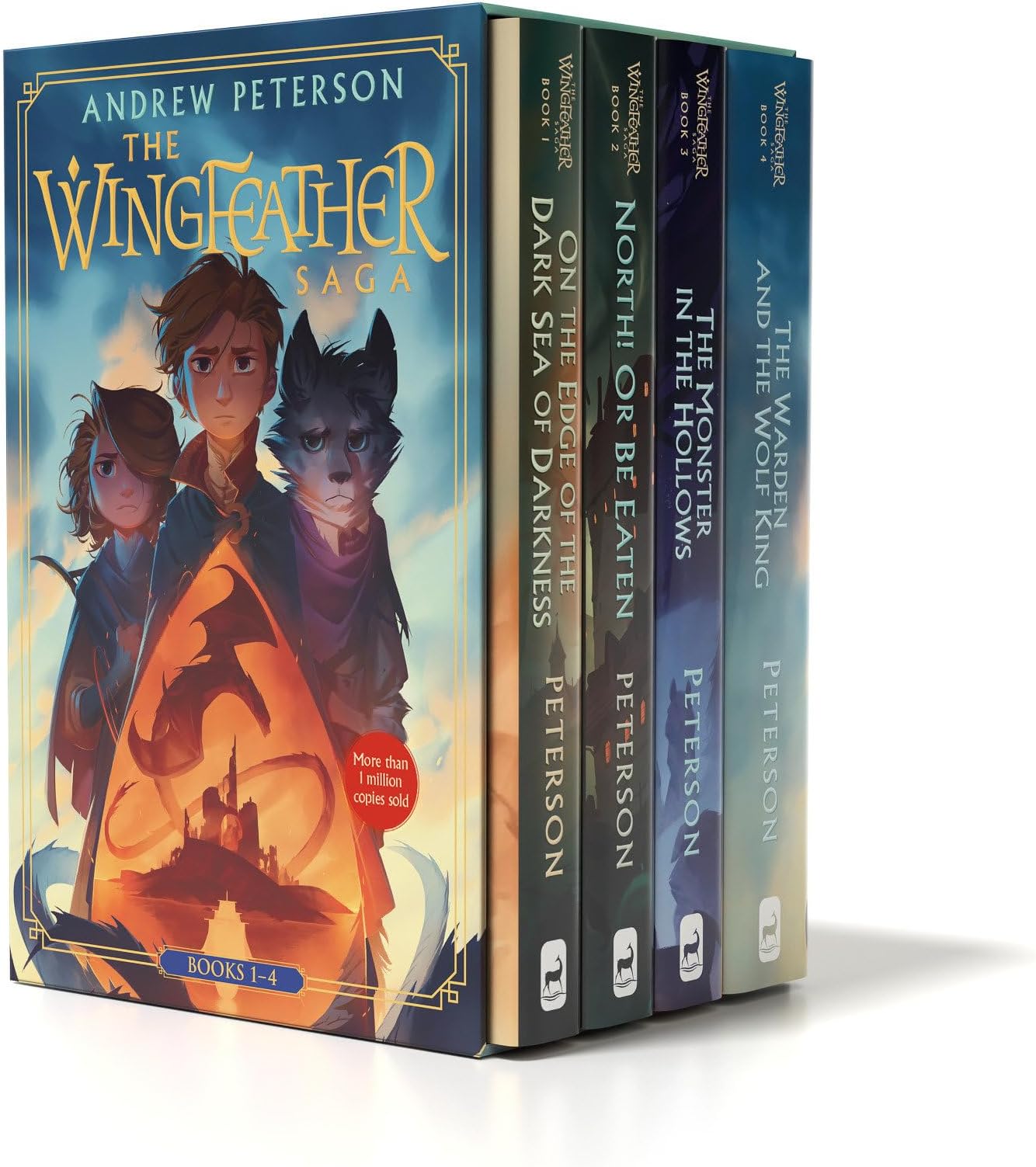 Wingfeather Saga Boxed Set: On the Edge of the Dark Sea of Darkness; North! Or Be Eaten; The Monster in the Hollows; The Warden and the Wolf King