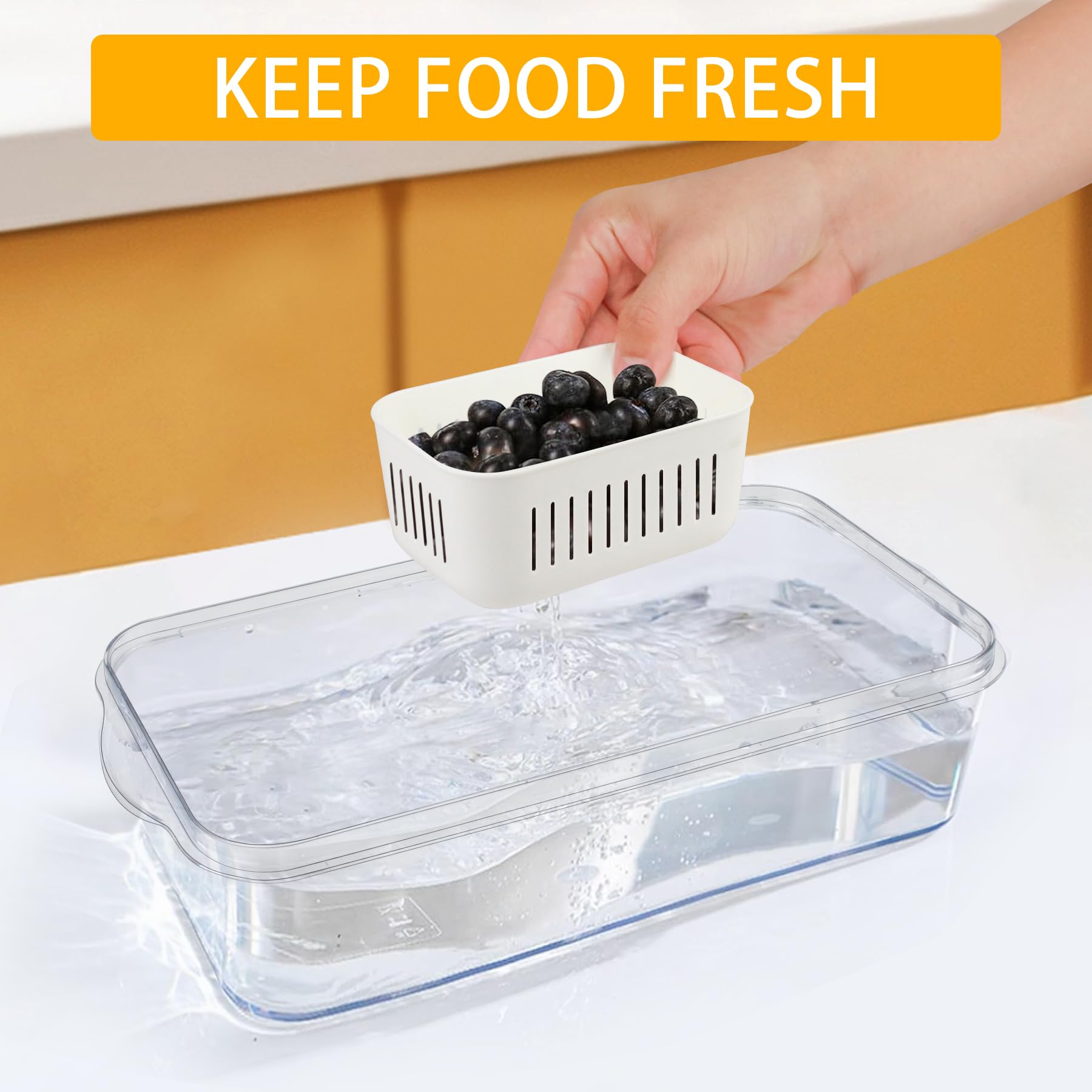 Snackle Box - Bandeja dividida para servir con tapa - Caja de aperitivos con 3 compartimentos, bandeja de aperitivos para frutas, dulces, verduras, frutos secos, galletas saladas, patatas fritas -