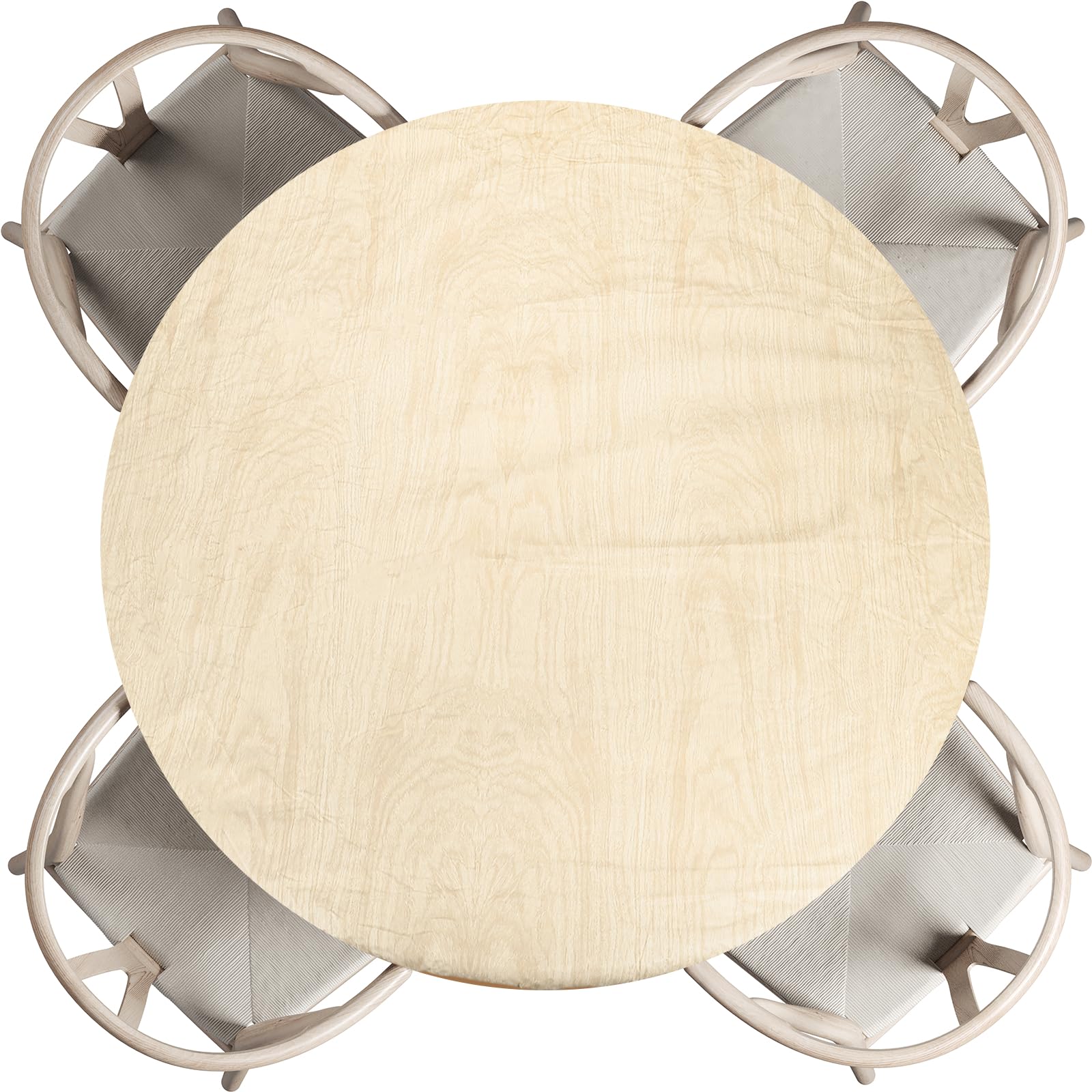 Nappe de pique-nique imperméable ronde 154cm avec envers flanelle