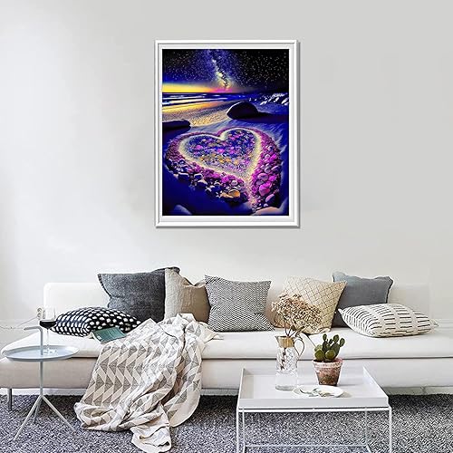 Miniatura 4 de Lunyloer Kit de pintura de diamantes 5D, kit de arte de diamantes para principiantes, pintura artística de diamantes de bricolaje con diamantes