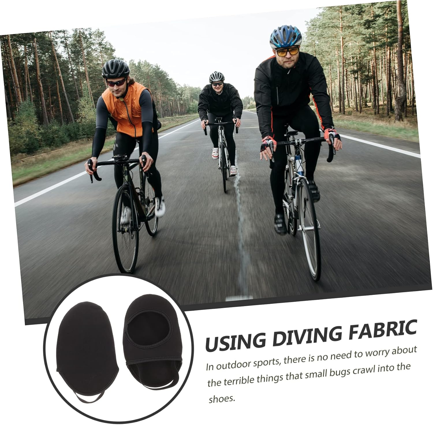 Neoprene Cycling Toe Protectors Warm Windproof Overshoes Covers for Shoes Booties