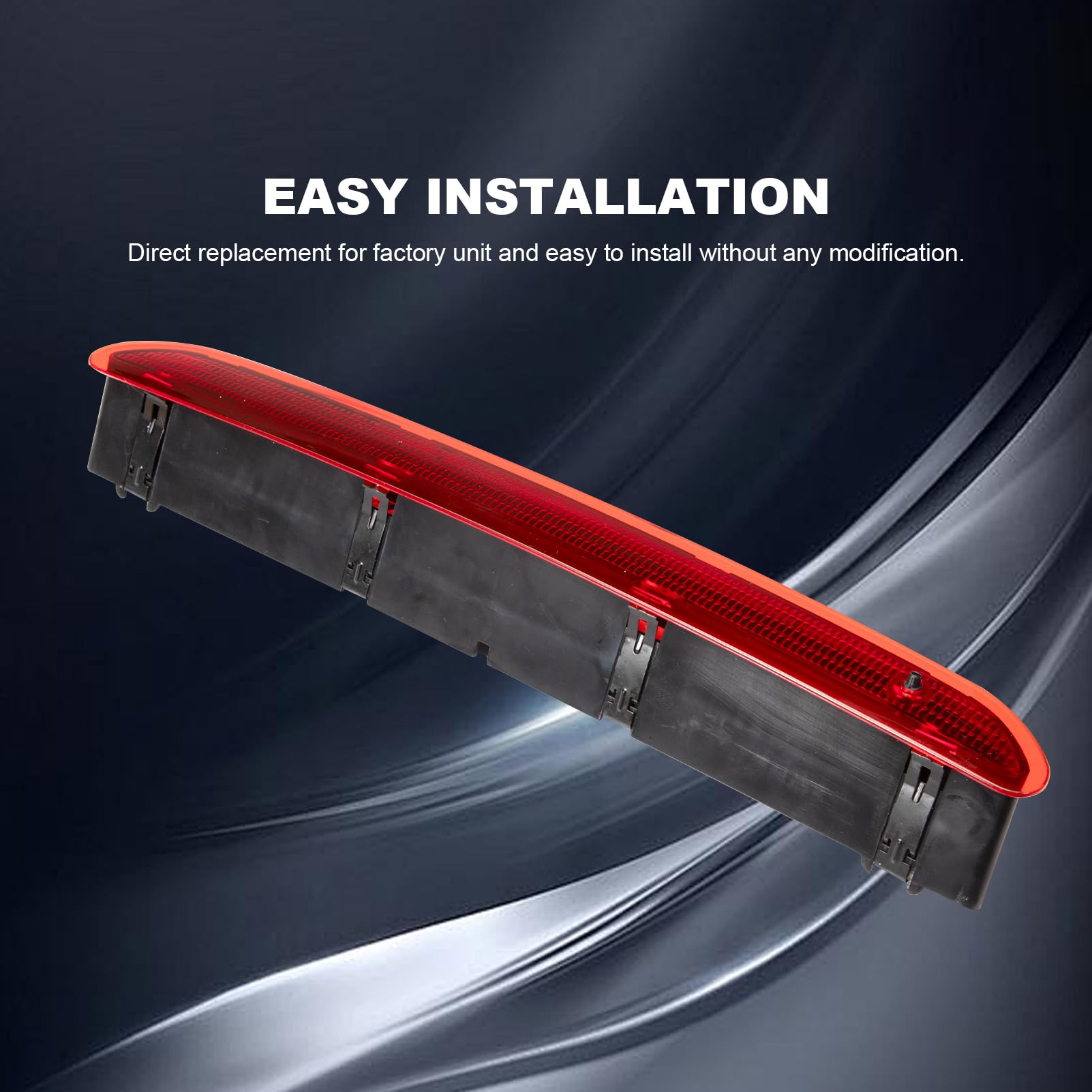 KASturbo Tercera luz de freno Luz de freno para Golf VI VII Tiguan Luz de freno roja 5G0945087B 5K0945087B