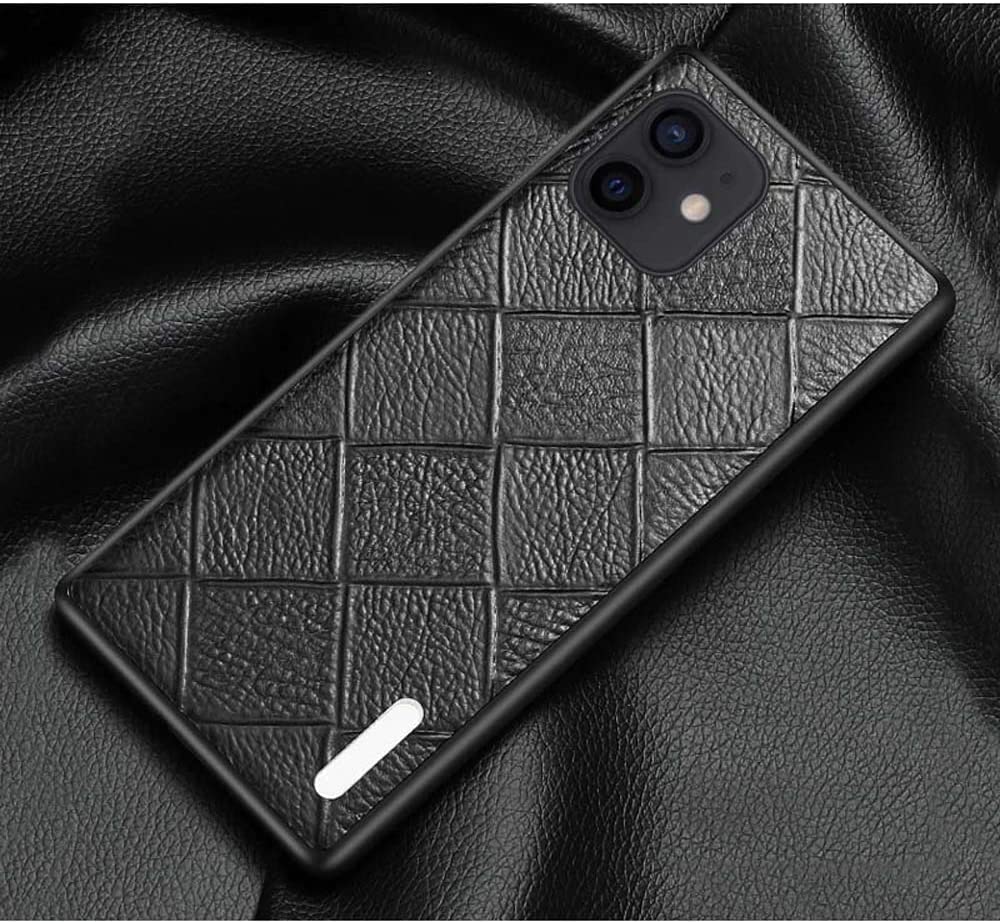 Coque iPhone 12 cuir noir idéale pour une utilisation active