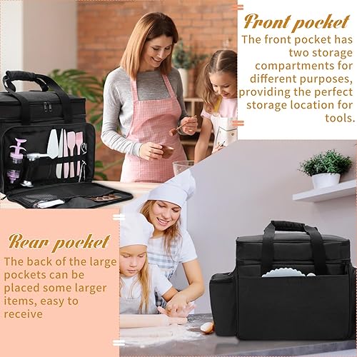 Miniatura 3 de Yumt Estuche de almacenamiento de suministros para hornear, decoración de pasteles, organización de suministros para panaderospasteleros, kit de