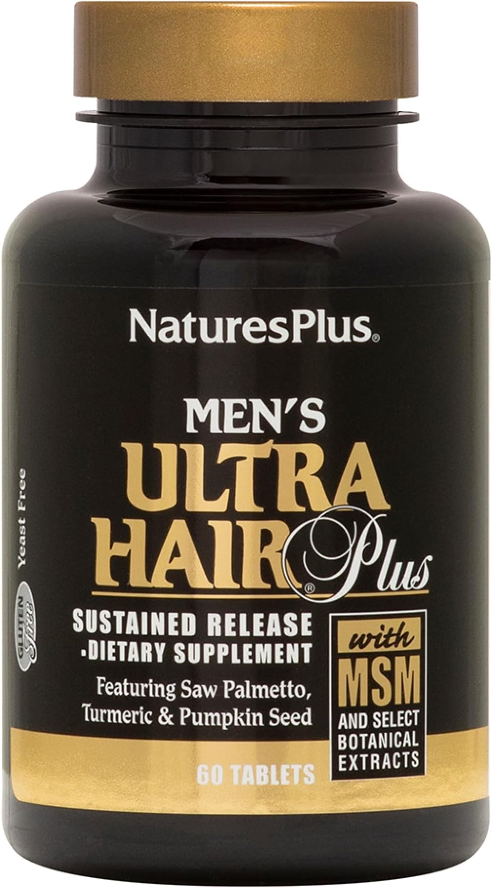 Nature's Plus Ultra Hair Plus S/R Men'S Tablets 60