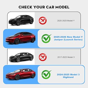 Armrest Box Cover for Tesla Model Y Juniper 2026 [Elevated]