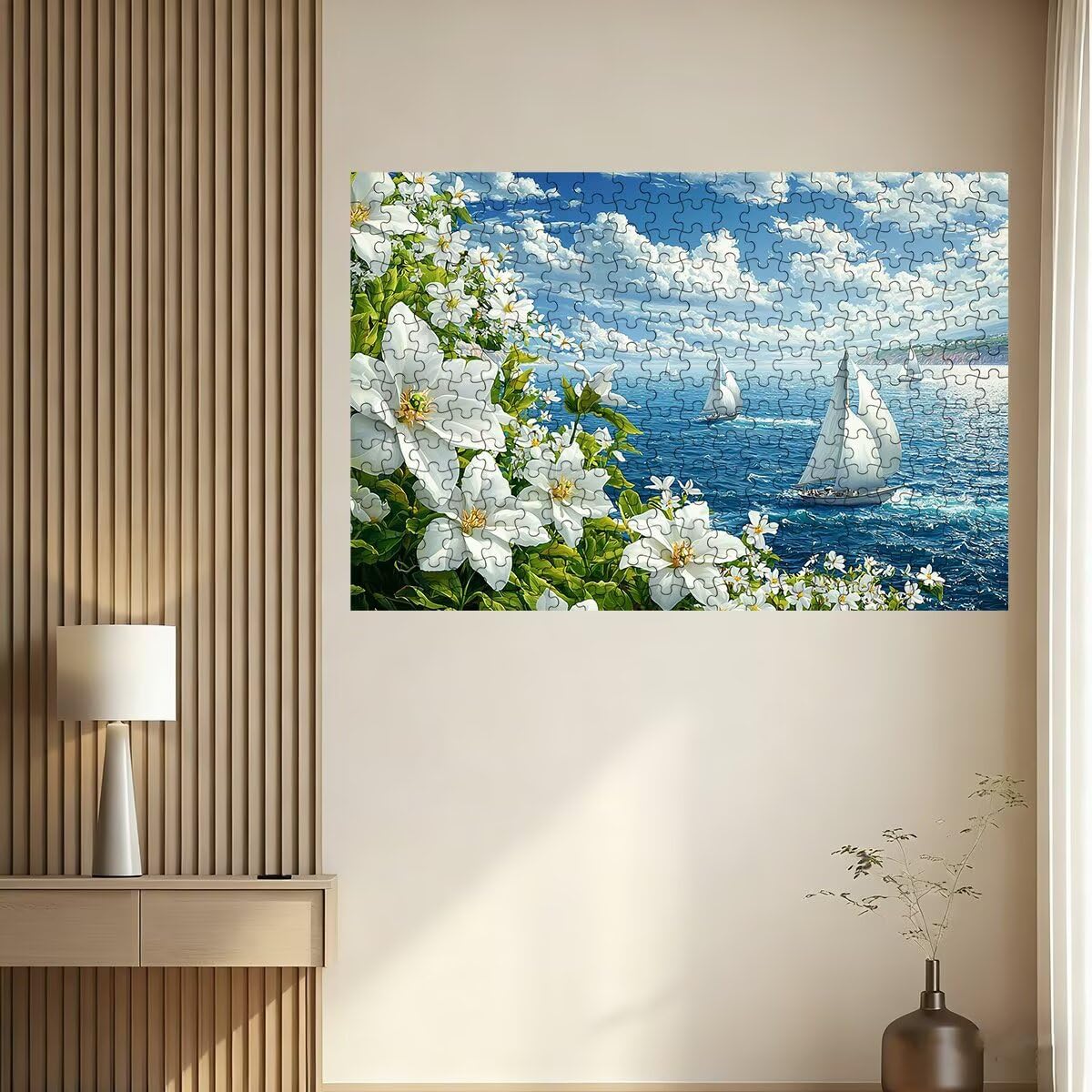 5000 sztuk puzzli dla dorosłych, puzzle kwiatowe dla dorosłych, 5000 sztuk, łamigłówka dla całej rodziny, klasyczne drewniane układanki odpowiednie do dekoracji wnętrz, prezenty -3549