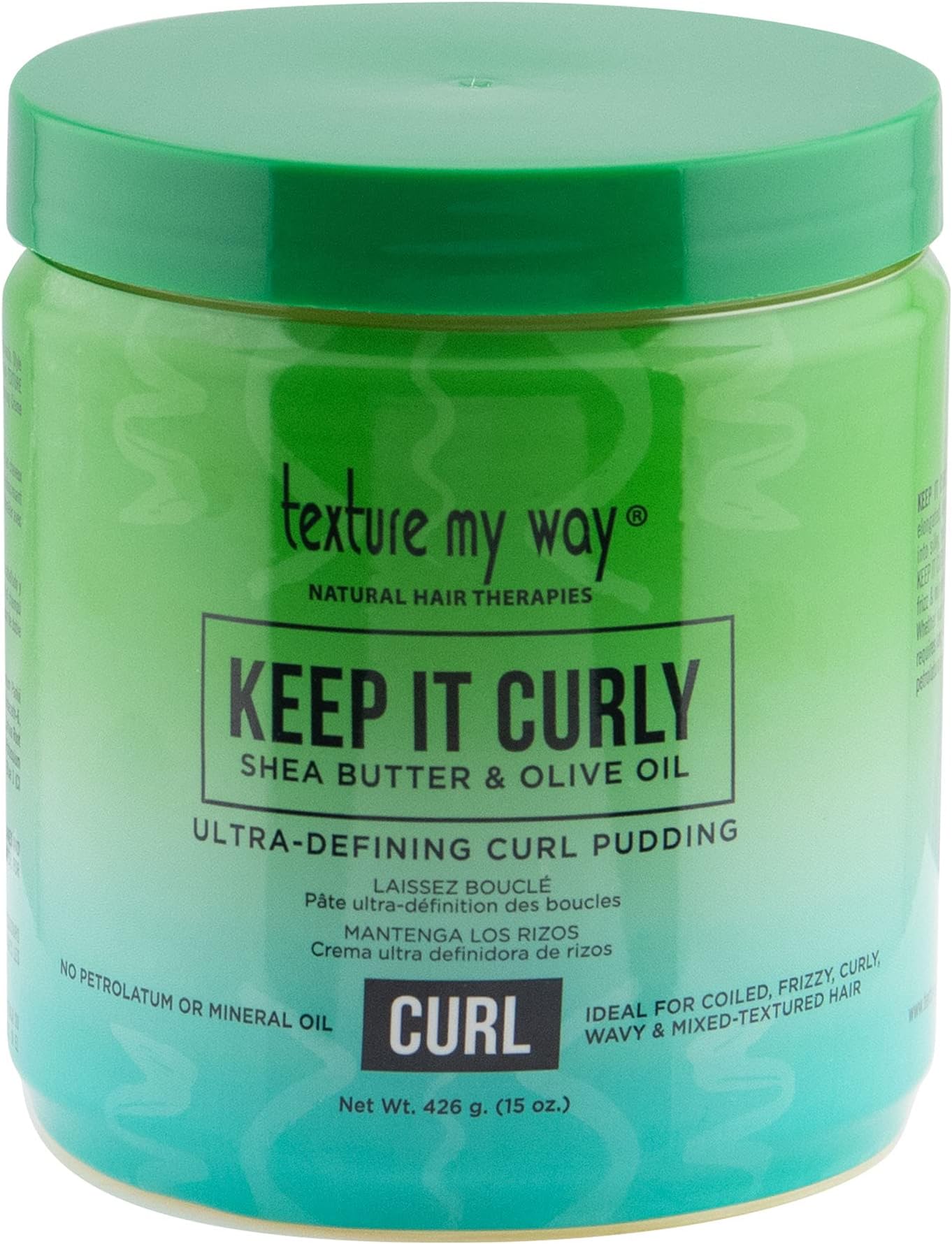 Keep It Curly Ultra Defining Curl Pudding, 15oz (444ml)