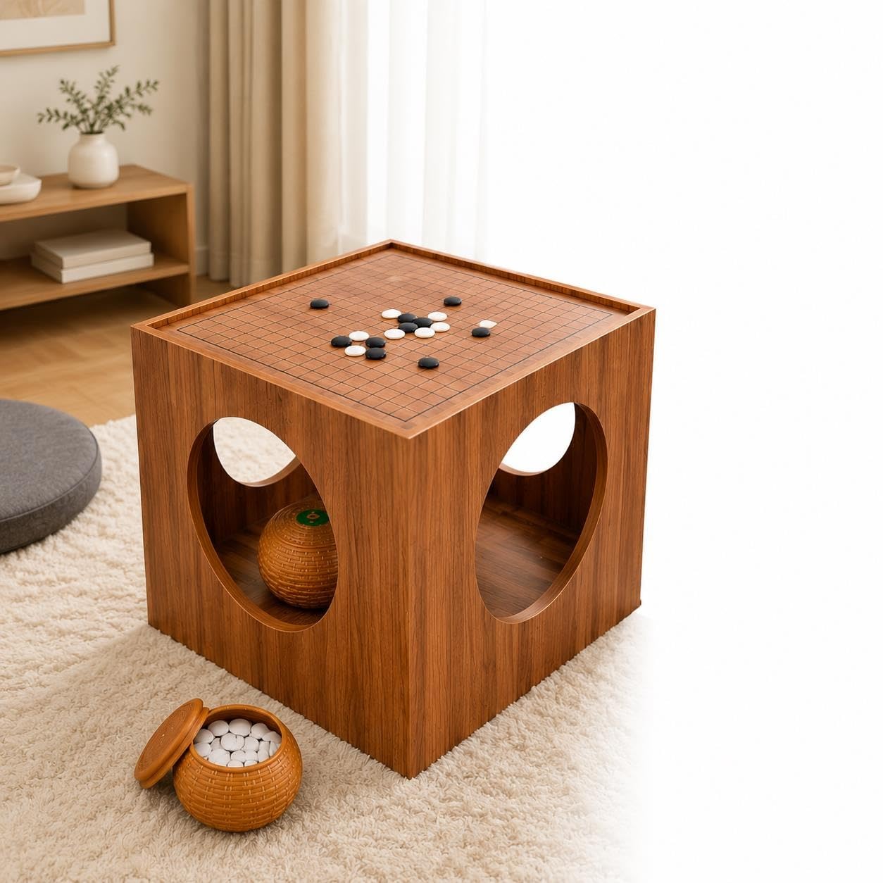 2-in-1-Brettspieltisch, Wendeplatte
