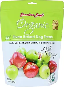 Grandma Lucy's Organic Oven Baked Dog Treats - Apple, 14 oz