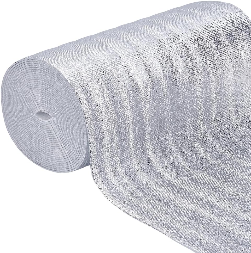 BENECREAT Heat Resistant Wadding 10m x 40cm for Pot Holders Material Thermal Insulation EPE Foam 3mm Thick Wadding Thermal Insulation for Potholders Sewing Projects