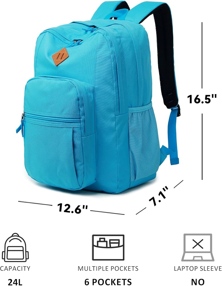abshoo classical basic women's travel backpack Womens For College Men Water Resistant Bookbag (PowDerBlue) Texas Themed Custom Fishing Size:420 trend:Delia's Trans