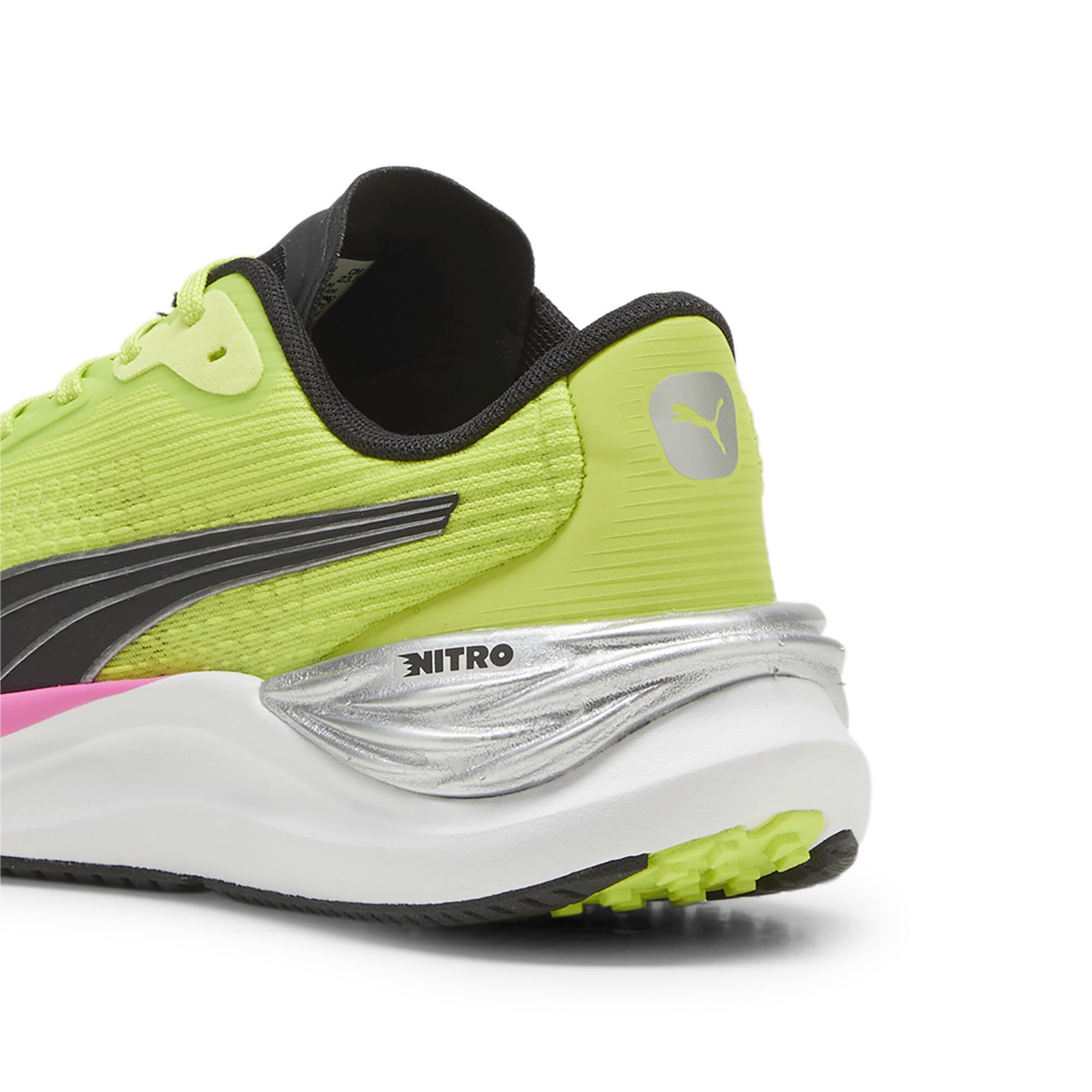 PUMA Electrify Nitro 3 WNS damskie buty do biegania szosowego, Lime Pow PUMA Black Poison Pink, 40 EU