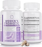 Vista 2 de Probióticos para mujer para equilibrio de pH vaginal* con Lactobacillus y prebióticos y colágeno y cápsulas de graviola de guanábana con algas