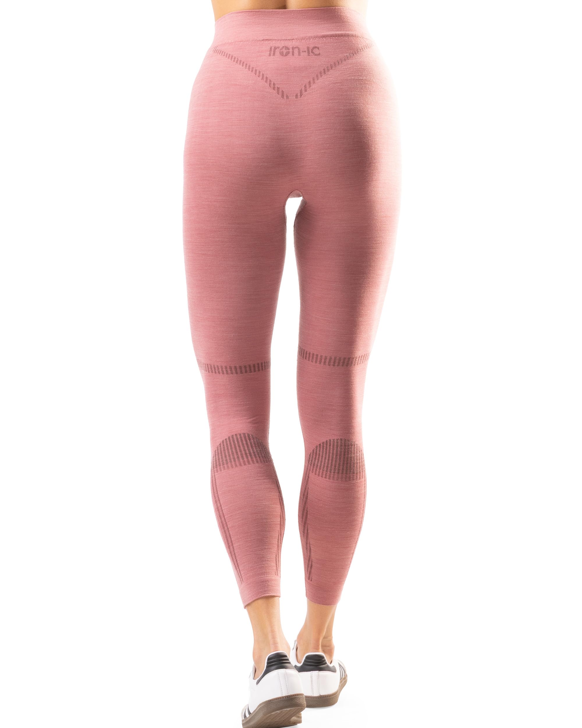 Iron-Ic - Leggings Tecnici Donna Merino 40 Seamless Termoregolanti e Traspiranti EXPYRA Light - Fitting Comfort - Art. 610871