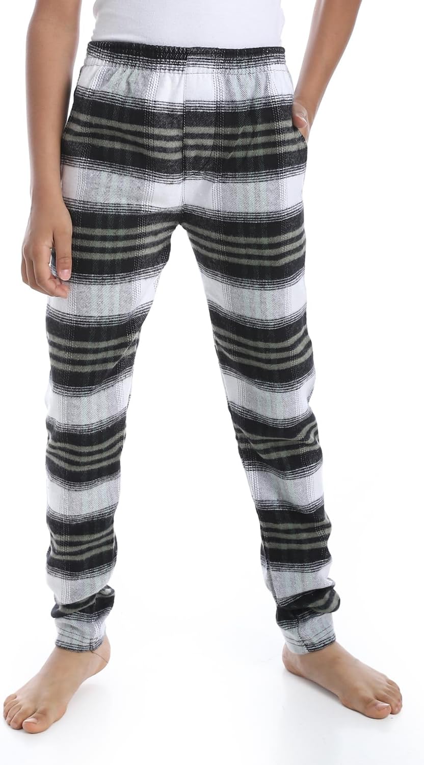 Boys Regular fit Checkered Trousers Pants