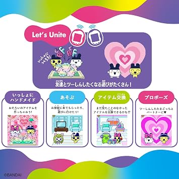 BANDAI Tamagotchi Uni Blue Suitable for ages 6 and up Japan Toy Awards 2023 Communication Toy Category Grand Prize 2023 Nikkei Excellent Products and Services Award, Nikkei MJ Award Winner