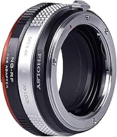 Vista 5 de PHOLSY Adaptador de montaje de lente para lente Nikkor G/F/AI/AIS/D/AF-S Compatible con lente Nikon F (tipo G) a cuerpo de cámara Canon EOS RF