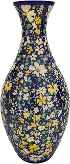 3D Puzzle Vase Unique Flower Vase for Adults Made by 160 Curved Plastic Puzzle Pieces, Vases for Flower Home and Office Decor