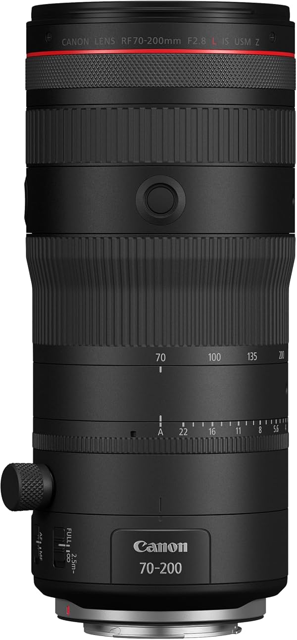 Canon RF70-200mm F2.8 L is USM Z Negro, Teleobjetivo