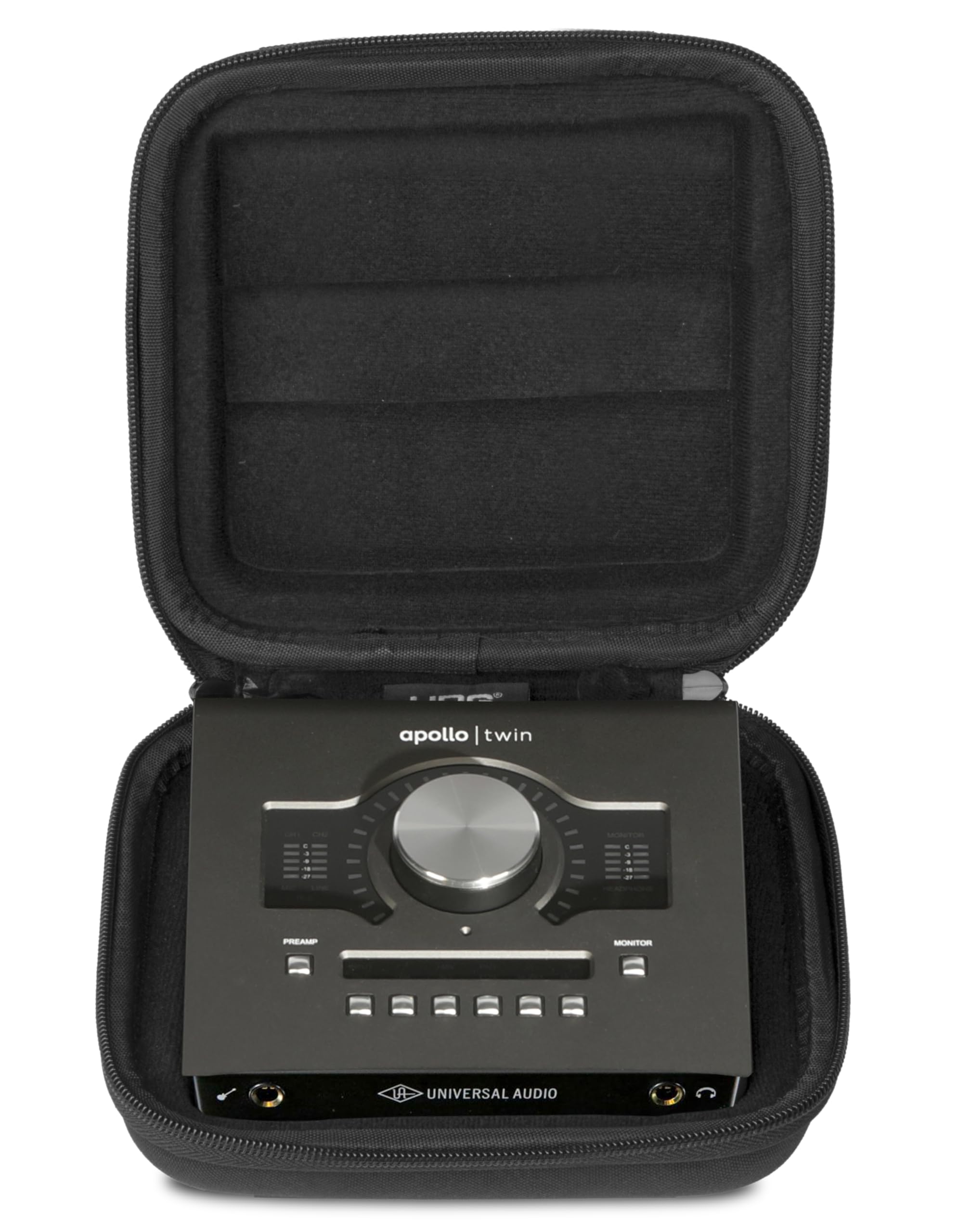 UDG Creator U8437BL - Custodia rigida universale per audio Apollo Twin MKII, colore: Nero