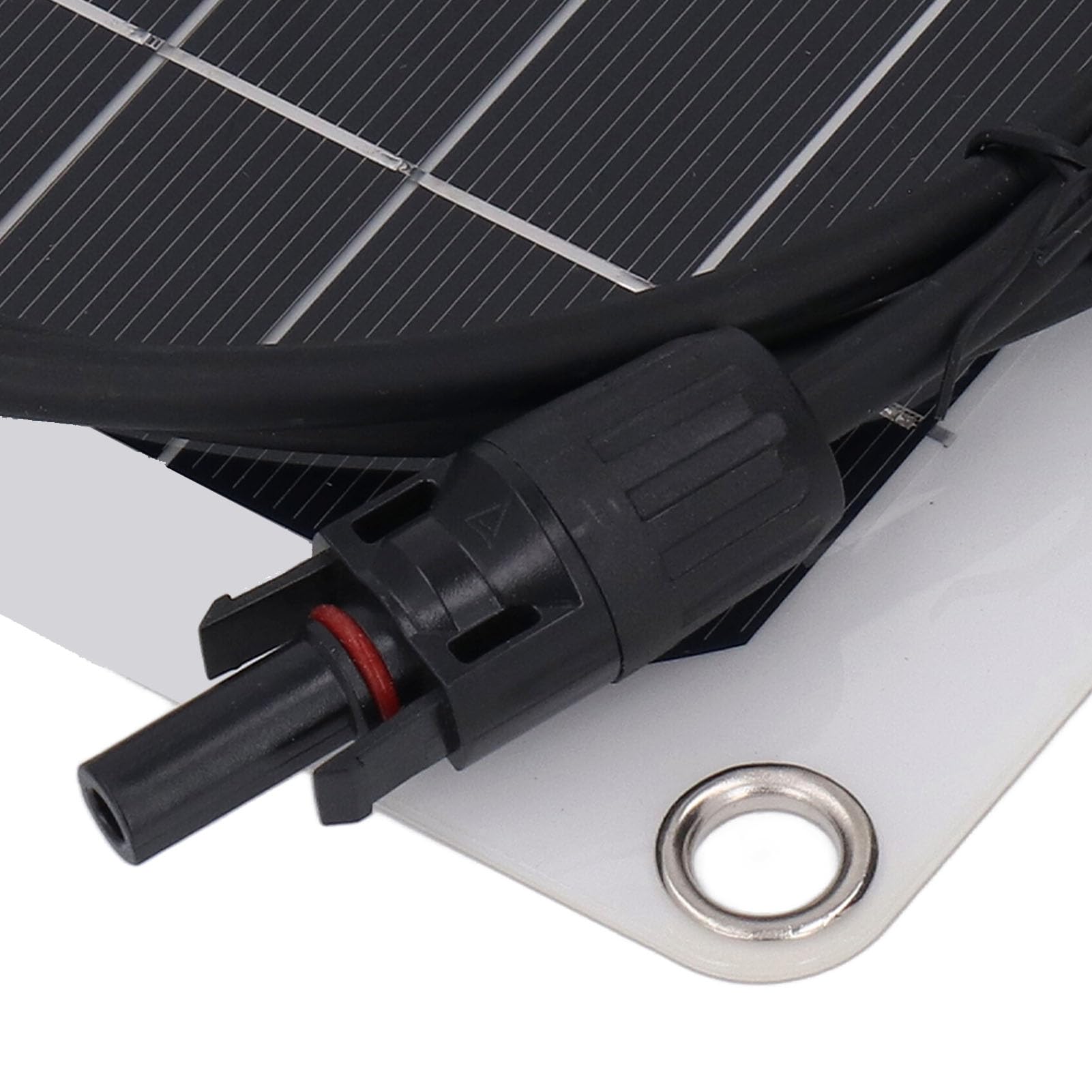 Panneau Solaire Flexible 20 W 18 V Monocristallin, Chargeur Hors Réseau, Panneau de Solaire Haute efficacité avec Support de Contrôleur 300 W, Clip de Batterie 18 V pour