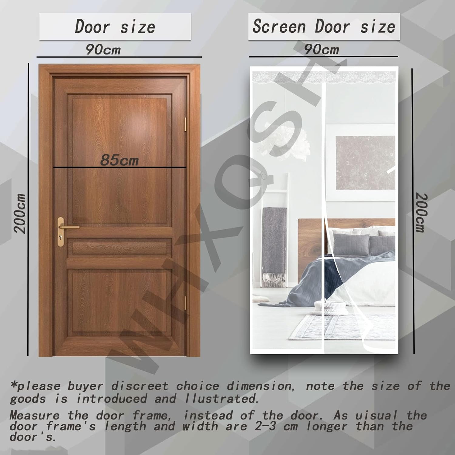 網戸 玄関 マグネット 開閉式、155x230cm網戸 カーテン、出入り楽々 自動で閉まる蚊帳 虫よけ 蚊取り、マグネット式 網戸
