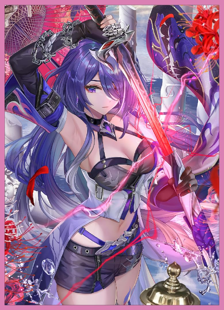 60 PCS Holographic Anime Card Sleeves for MTG, 67mm x 92mm Top Loading  Board Game Trading Card Sleeves Card Protector Compatible with TCG/PTCG :  Amazon.ca: Toys & Games