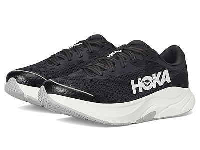 Hoka Kids Rincon 4 (Big Kid) Kids Shoes Black/White : 6.5 Big Kid M, Textile