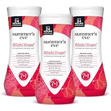 Summer's Eve Blissful Escape Daily Refreshing All Over Feminine Body Wash, Removes Odor, Feminine Wash pH Balanced, 15 Fl Oz (Pack of 3)
