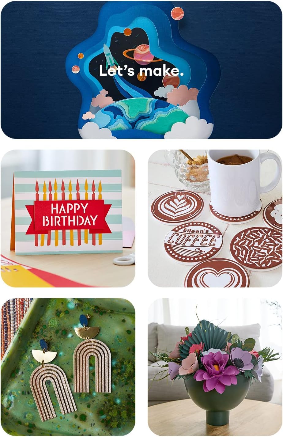 Cricut Explore 3 (クリカット エクスプローラー3) 推し活バンドル フルカラー5色セット 赤黄緑紫青 うちわ 痛バ