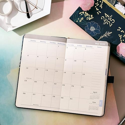 Miniatura 2 de Agenda de bolsillo 2024  Calendario de bolsillo 2024, planificador semanal y mensual, 6.3 x 3.8 pulgadas, enero 2024 a diciembre 2024, lazo para