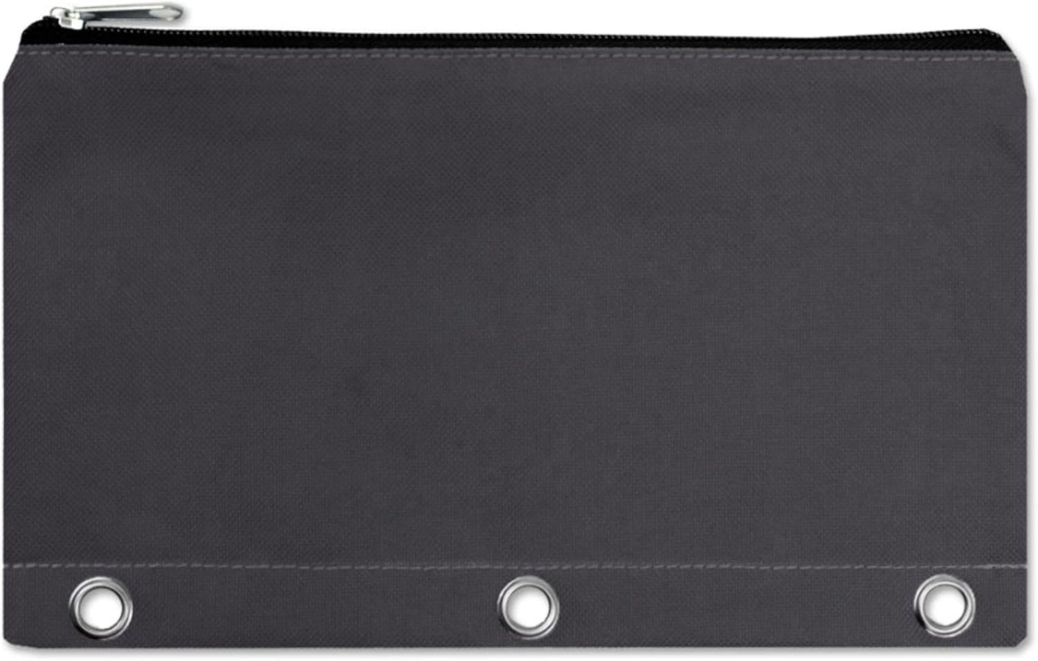 Trail maker 100 Pack 10.25 Inch Solid Color Zippered 3-Ring Binder Pencil Cases for Pens, Pencils, Markers, Writing Utensils in 8 Assorted Colors