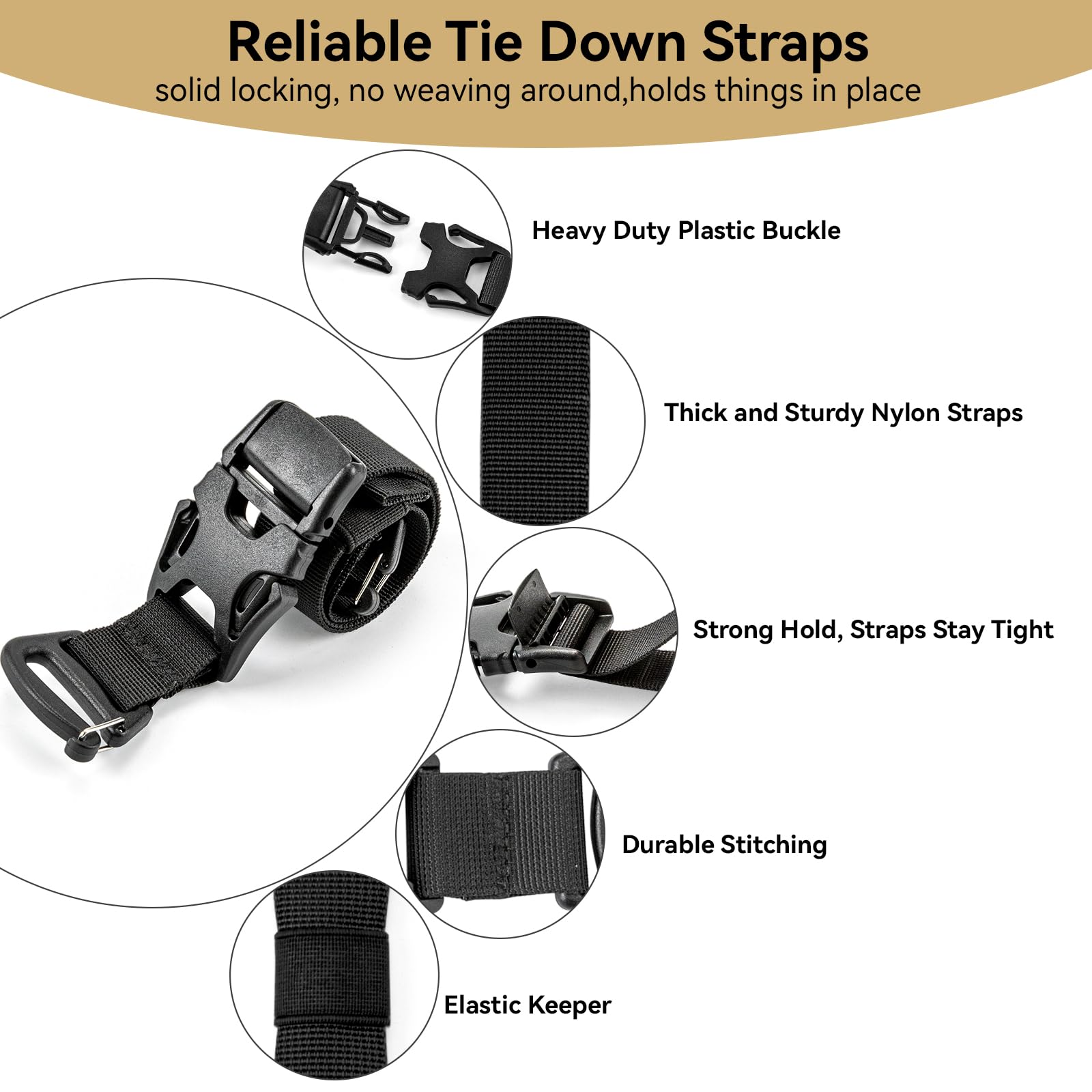 Tactical Backpack Straps - MOLLE Attachment -6 Tactical Backpack Straps - MOLLE Attachment -6