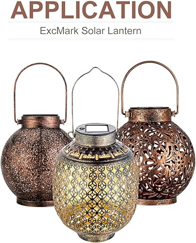 Miniatura 6 de EXCMARK Partes de luz solar tapas superiores con batería recargable para linternas solares (diámetro 2.4 pulgadas)