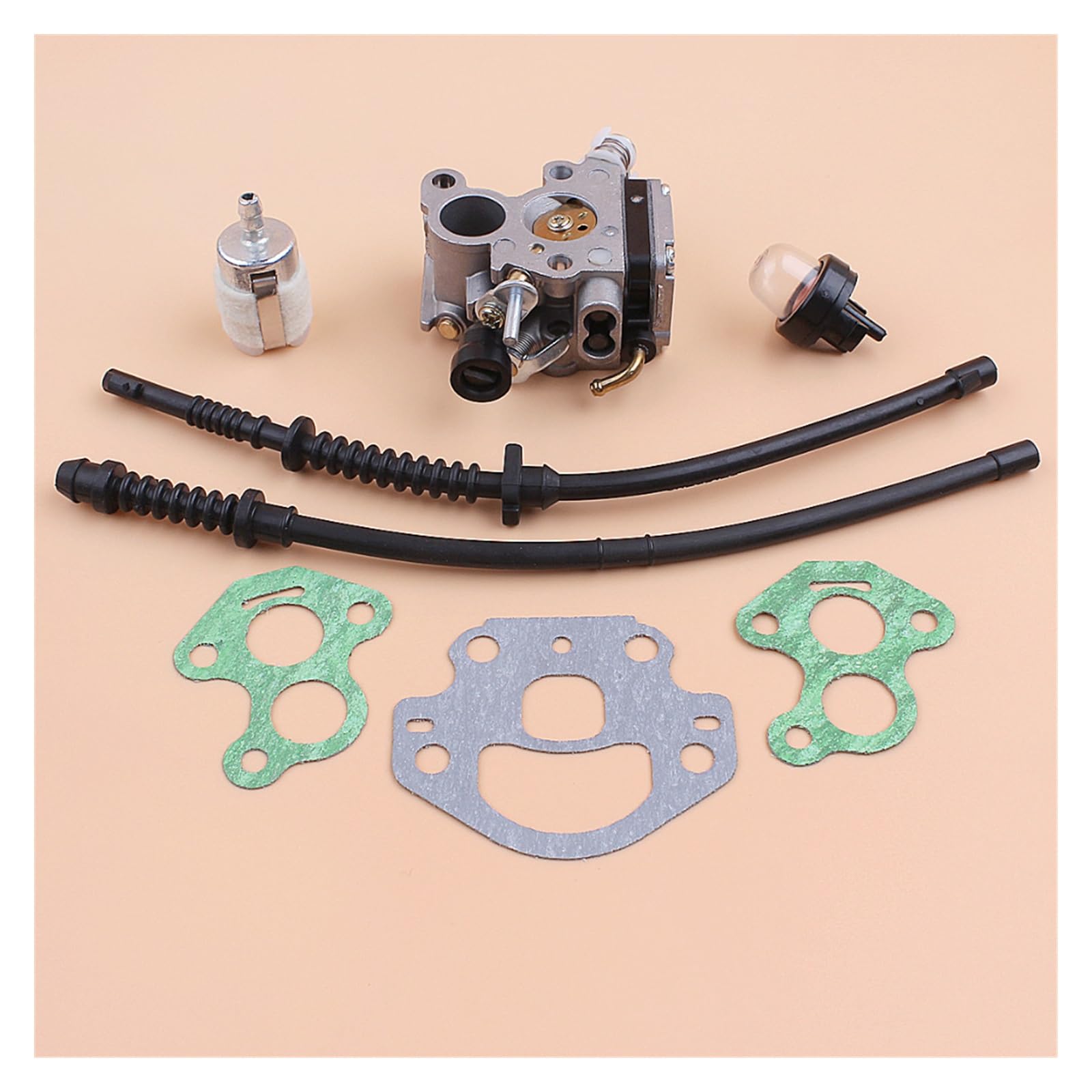 Kit de Filtro de Manguera de Combustible de la Junta del carburador for Husqvarna 435 440 43 5e 440e for jonsared CS410 CS2240 Motosierra for zama C1T-EL41A