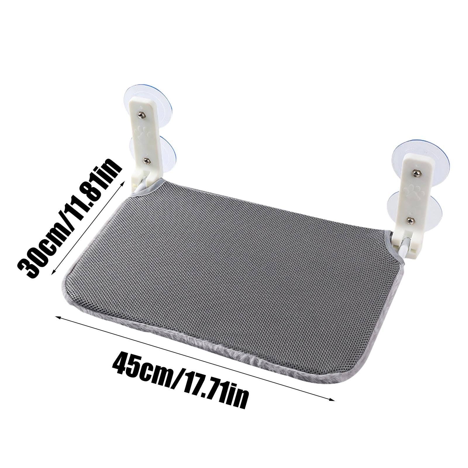 Hamaca de dragón barbudo | Percha plegable con ventosa para reptiles, hamaca gris con cremallera, cama que ahorra espacio para descansar, dormir y jugar