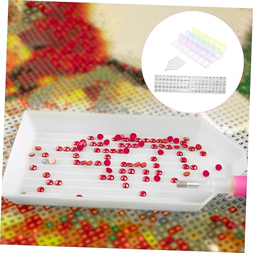 Miniatura 6 de VILLCASE 1 Unidades Caja de Almacenamiento Taladro Pintura Contenedor de Plástico Caja de Almacenamiento Plástico para ir Contenedores de Cuentas