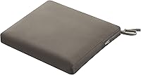 Vista 1 de Classic Accessories Ravenna - Cojín rectangular para asiento de patio, Gris topo oscuro