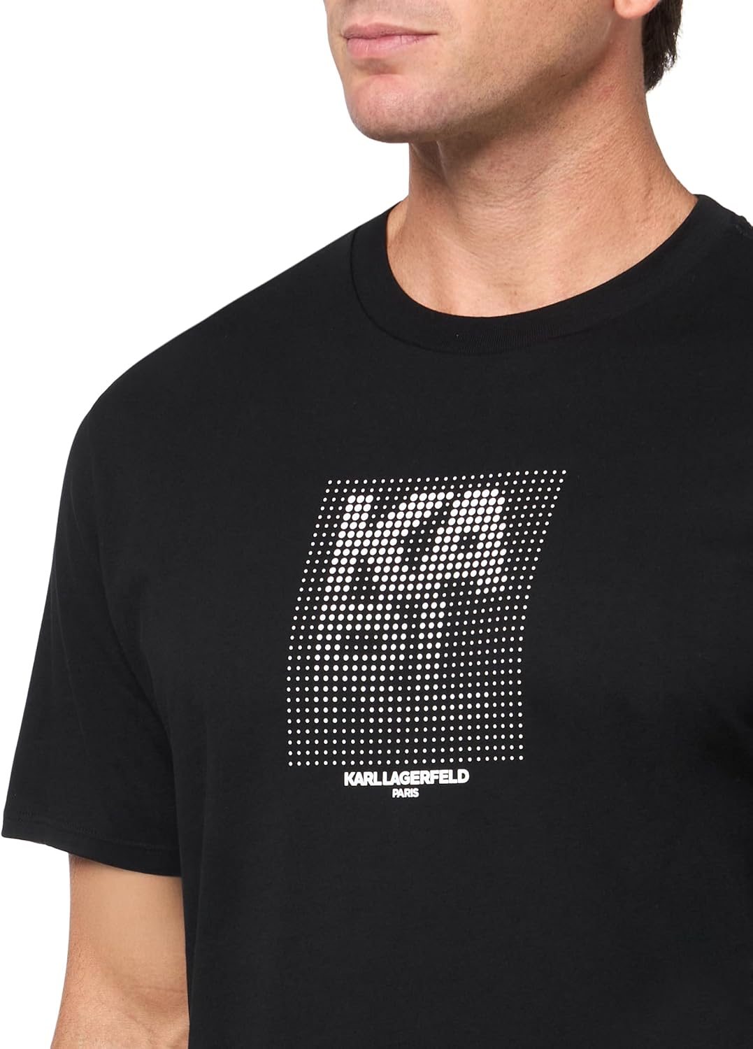 Karl Lagerfeld Mens Short Sleeve Crewneck Karl Logo Graphic Design T-Shirt - Image 3