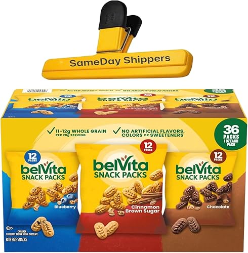 BelVita Breakfast Biscuits Variety Packs | 3 Natural Flavors - 12 Chocolate belV