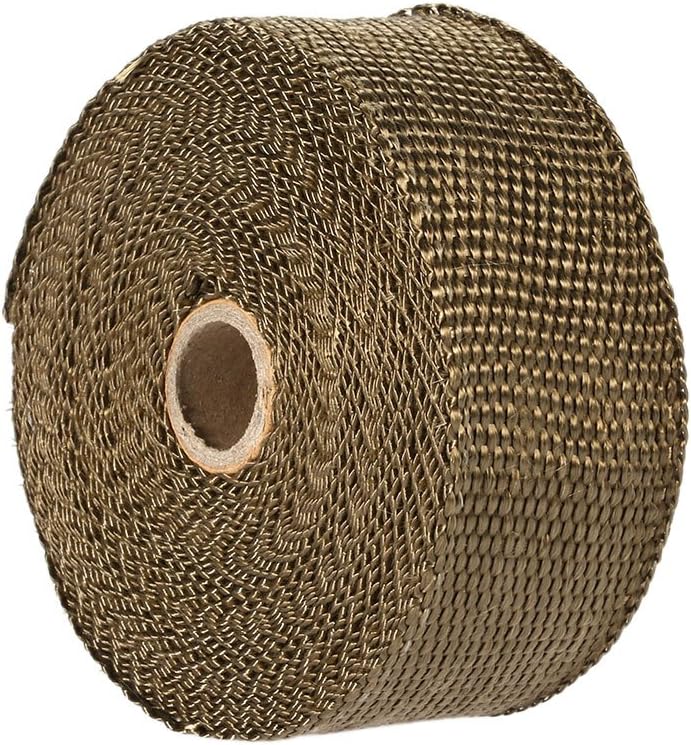 15m Heat Wrap Roll, Reduces Under Hood Temperatures 50%, Good Thermal Insulation, with 10 Cable Ties, for Car Motorcycle