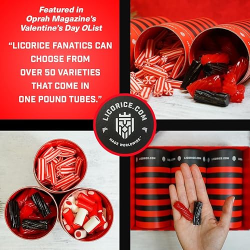 Miniatura 5 de Licorice.com  Caja de regalo de dulces  Trío de regaliz negro suave y masticable  Australian Sweet & Rich Black Auténtico regaliz espirales y