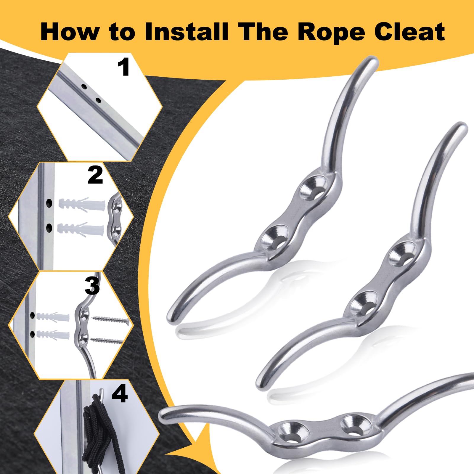 LEONTOOL M15 Kit de sistema de polea de acero inoxidable Polea única Bloque Cable de alambre Rueda de remolque de alambre colgante con cuerda de nylon para levantar equipos de gimnasia