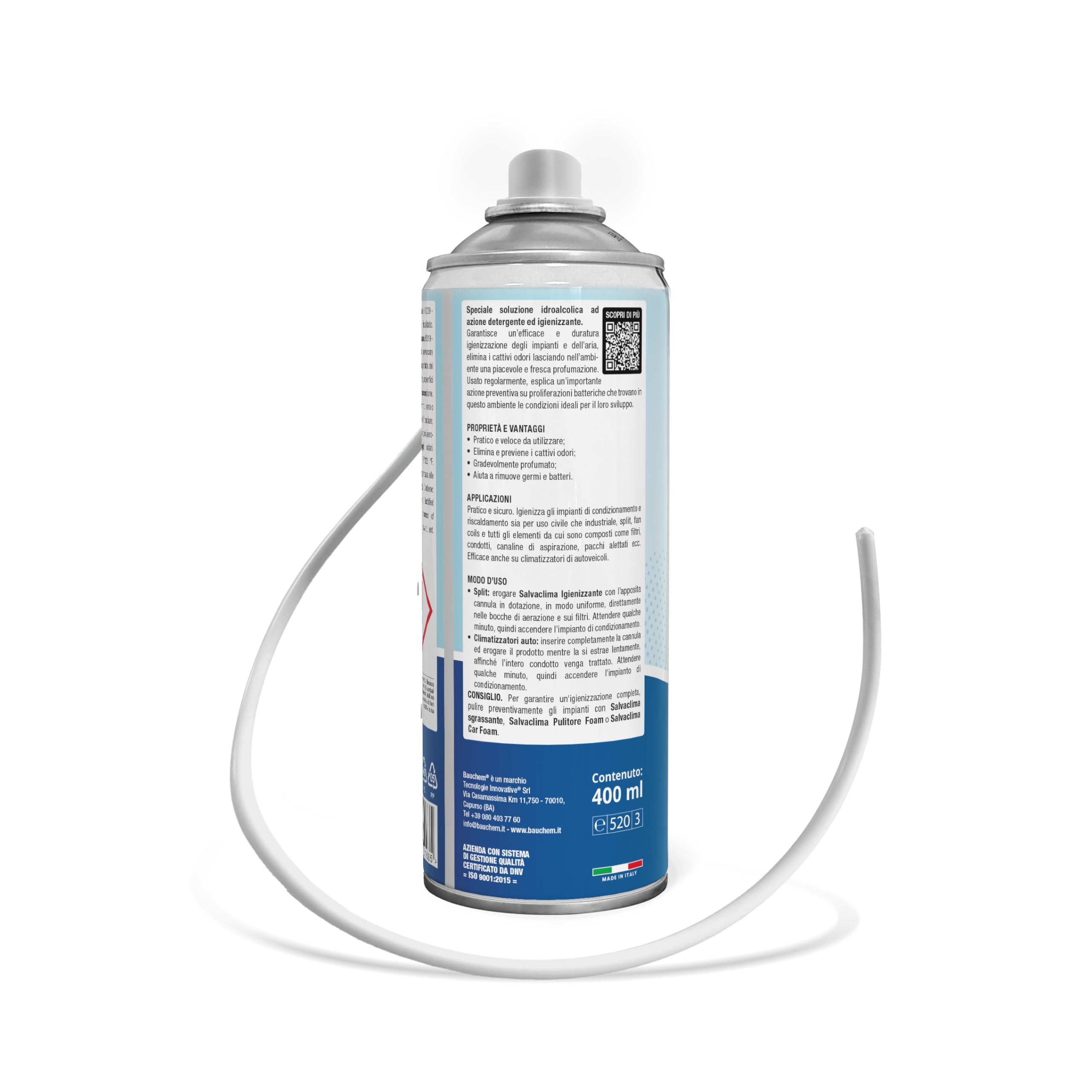 Byebye Germ+ Salva clima Igienizzante Spray per Condizionatori Ambienti e Auto 400 ml