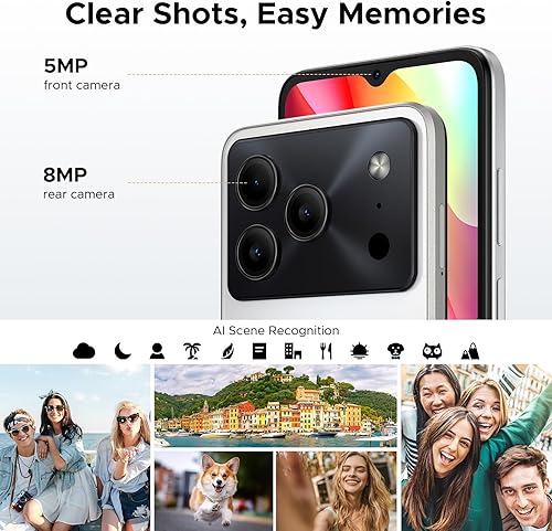 Miniatura 7 de DOOGEE Note 56 Teléfonos Desbloqueados, Último Teléfono Celular Android 16 OS con Batería de 6150mAh, 24GB+64GB/TF Expansible hasta 2TB Octa-Core