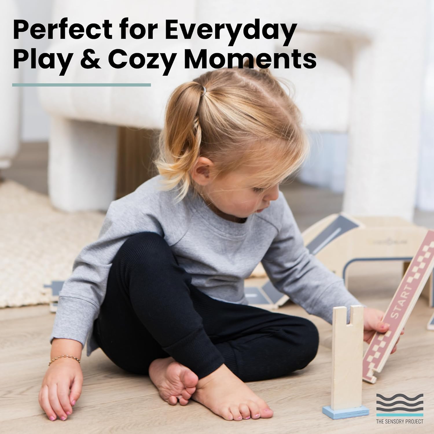 THE SENSORY PROJECT CloudCalm Crew Sweatshirt – Ultra-Soft Organic Cotton Durable Sweater for Infants to Toddlers - Image 3