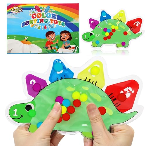 TonStyle Juguetes Sensoriales, Juguetes Antiestrés para Clasificar Colores para Niños Autism
